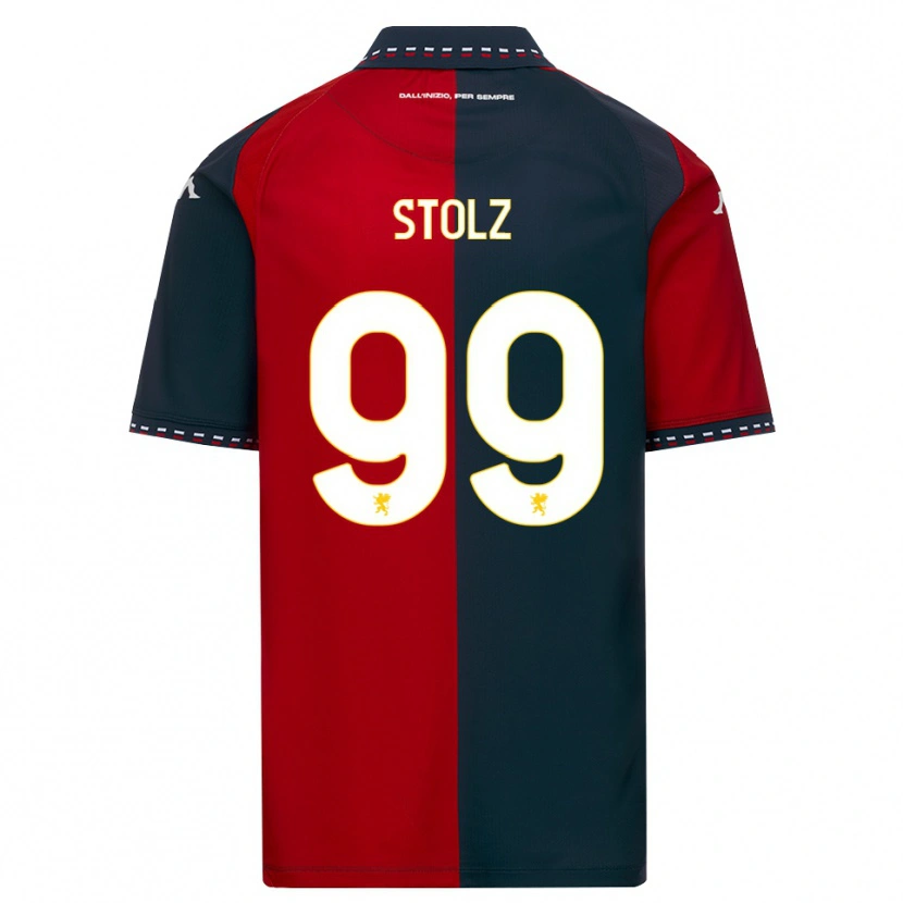 Danxen Herren Franz Stolz #99 Rot Schwarz Weiß Heimtrikot Trikot 2026/27 T-Shirt Österreich