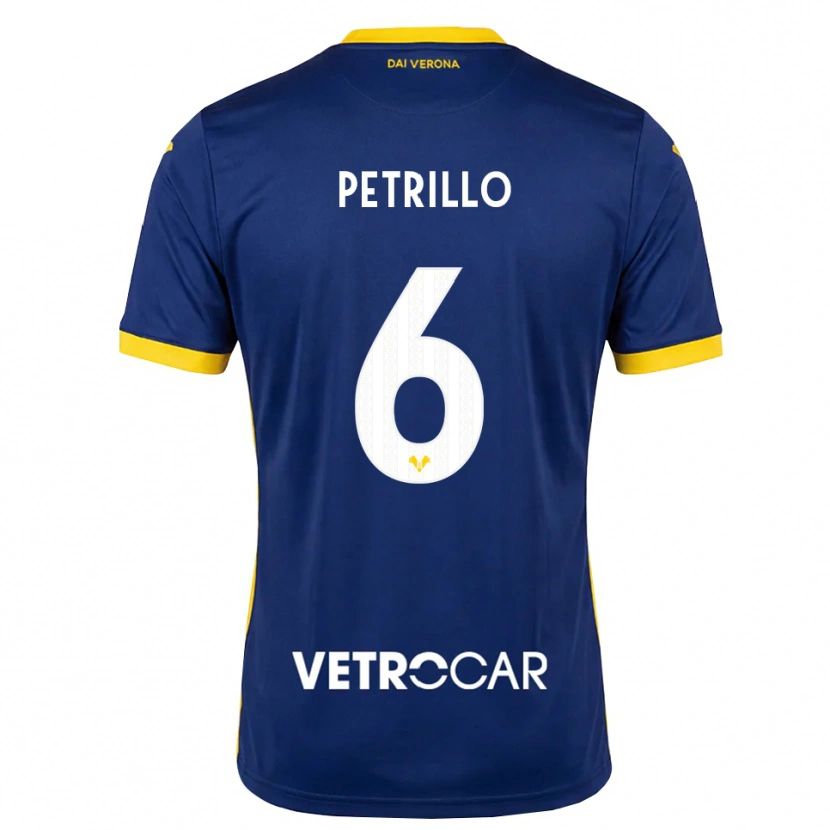 Danxen Herren Mary Clare Petrillo #6 Königsblau Gelb Weiß Heimtrikot Trikot 2026/27 T-Shirt Österreich