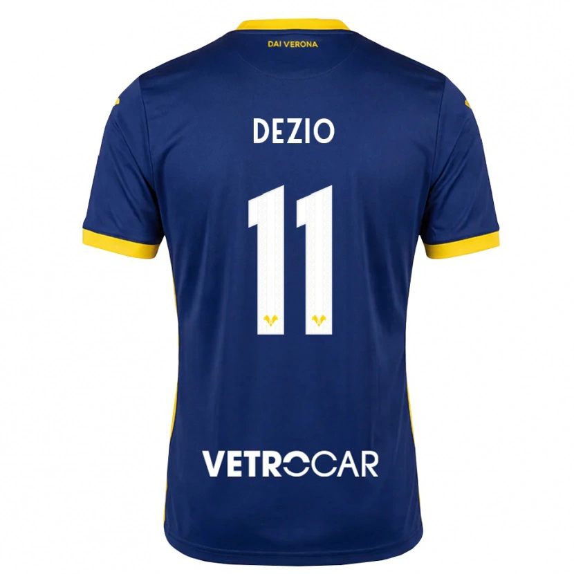 Danxen Herren Alessandro Dezio #11 Königsblau Gelb Weiß Heimtrikot Trikot 2026/27 T-Shirt Österreich
