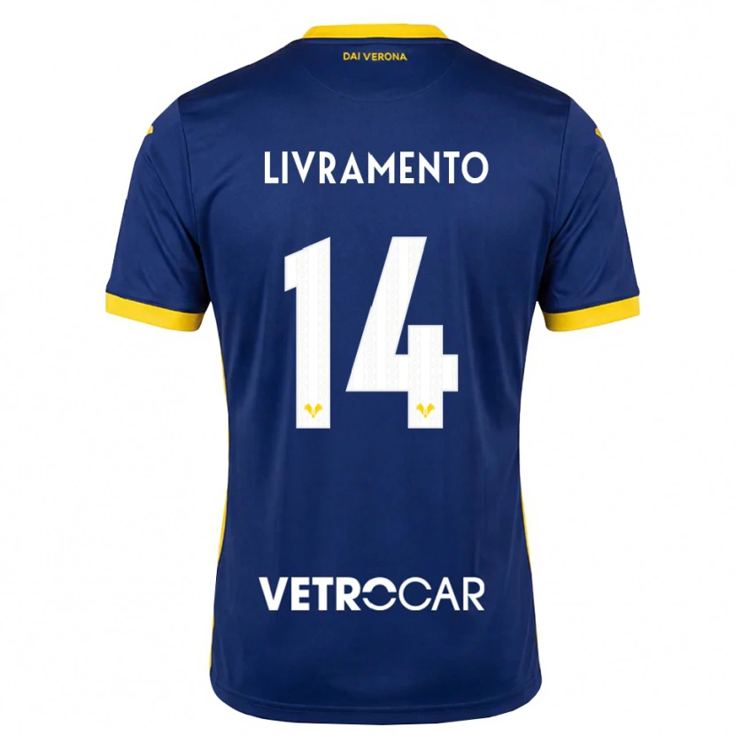 Danxen Herren Dailon Livramento #14 Königsblau Gelb Weiß Heimtrikot Trikot 2026/27 T-Shirt Österreich