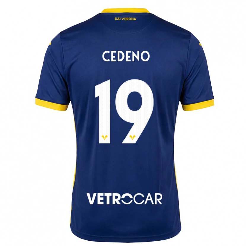 Danxen Herren Lineth Cedeno #19 Königsblau Gelb Weiß Heimtrikot Trikot 2026/27 T-Shirt Österreich