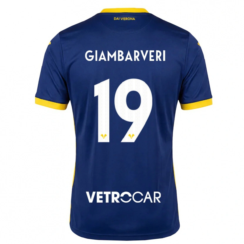 Danxen Herren Mattia Giambarveri #19 Königsblau Gelb Weiß Heimtrikot Trikot 2026/27 T-Shirt Österreich