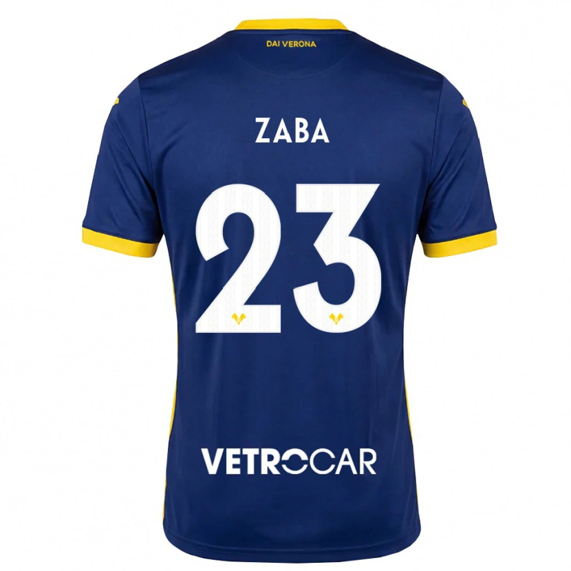 Danxen Herren Nelson Zaba #23 Königsblau Gelb Weiß Heimtrikot Trikot 2026/27 T-Shirt Österreich