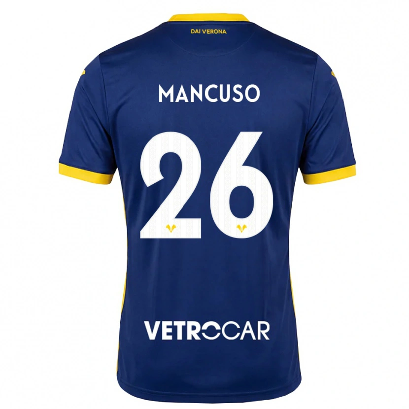 Danxen Herren Giulia Mancuso #26 Königsblau Gelb Weiß Heimtrikot Trikot 2026/27 T-Shirt Österreich