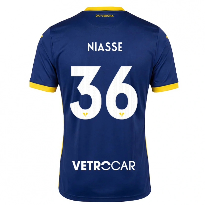 Danxen Herren Cheikh Niasse #36 Königsblau Gelb Weiß Heimtrikot Trikot 2026/27 T-Shirt Österreich