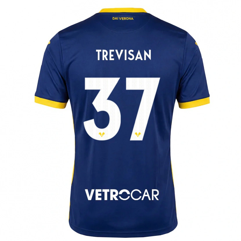 Danxen Herren Michael Trevisan #37 Königsblau Gelb Weiß Heimtrikot Trikot 2026/27 T-Shirt Österreich