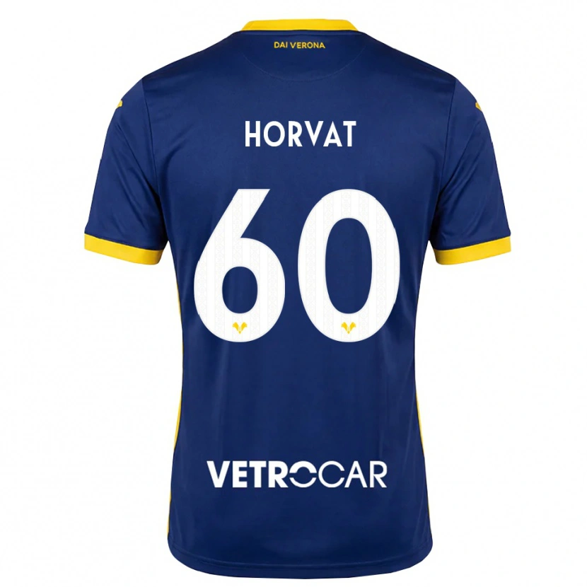 Danxen Herren Mihaela Horvat #60 Königsblau Gelb Weiß Heimtrikot Trikot 2026/27 T-Shirt Österreich