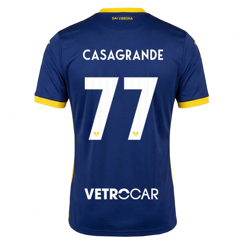 Danxen Herren Tommaso Casagrande #77 Königsblau Gelb Weiß Heimtrikot Trikot 2026/27 T-Shirt Österreich