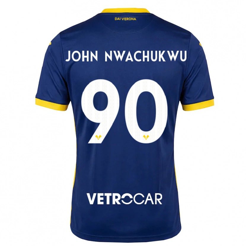 Danxen Herren Samuel John Nwachukwu #90 Königsblau Gelb Weiß Heimtrikot Trikot 2026/27 T-Shirt Österreich