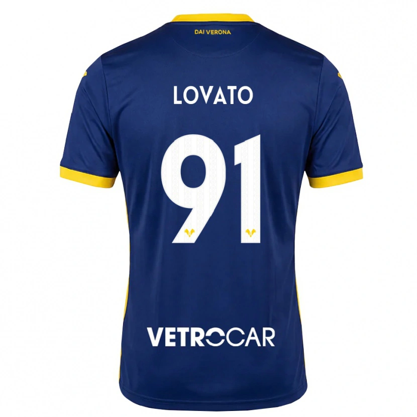 Danxen Herren Enrico Lovato #91 Königsblau Gelb Weiß Heimtrikot Trikot 2026/27 T-Shirt Österreich