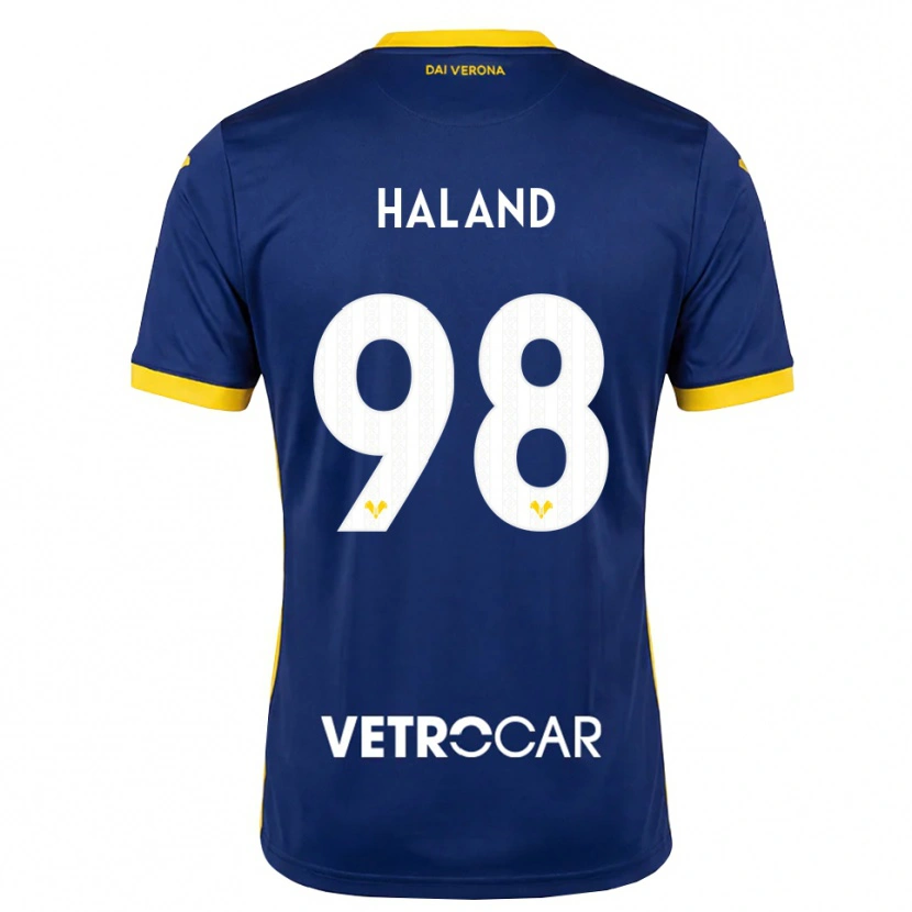 Danxen Herren Benedicte Iversen Håland #98 Königsblau Gelb Weiß Heimtrikot Trikot 2026/27 T-Shirt Österreich