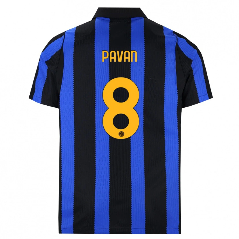 Danxen Herren Matilde Pavan #8 Schwarz Blau Gelb Heimtrikot Trikot 2026/27 T-Shirt Österreich