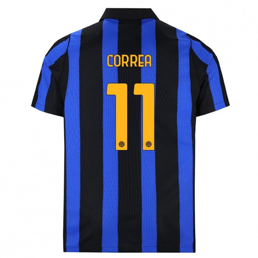 Danxen Herren Joaquin Correa #11 Schwarz Blau Gelb Heimtrikot Trikot 2026/27 T-Shirt Österreich
