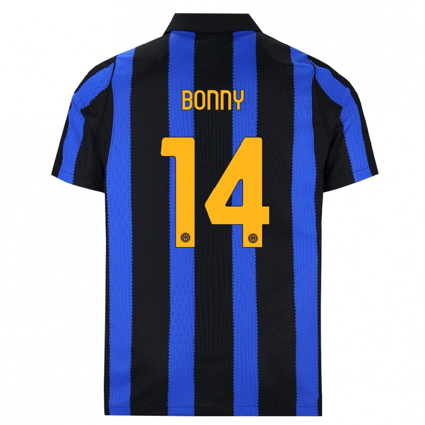Danxen Herren Ange-Yoan Bonny #14 Schwarz Blau Gelb Heimtrikot Trikot 2026/27 T-Shirt Österreich