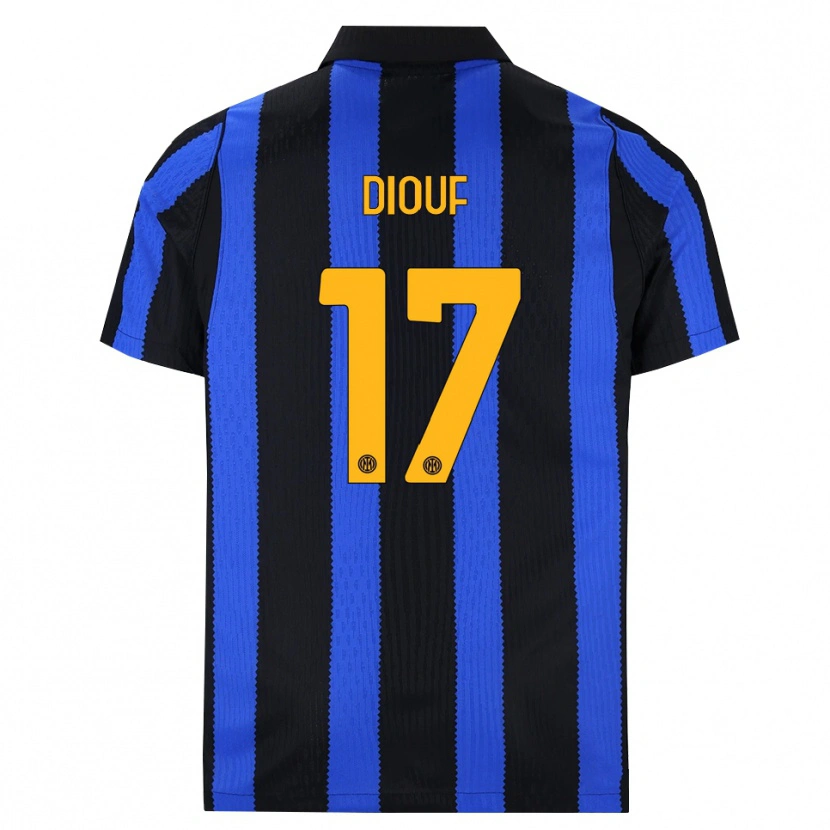 Danxen Herren Andy Diouf #17 Schwarz Blau Gelb Heimtrikot Trikot 2026/27 T-Shirt Österreich