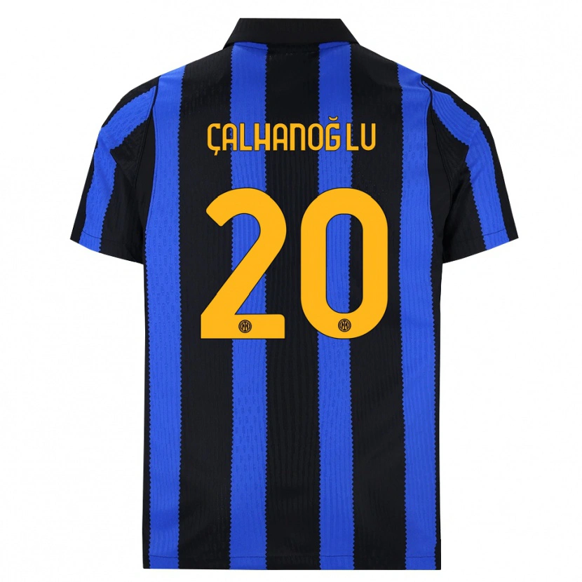 Danxen Herren Hakan Çalhanoğlu #20 Schwarz Blau Gelb Heimtrikot Trikot 2026/27 T-Shirt Österreich