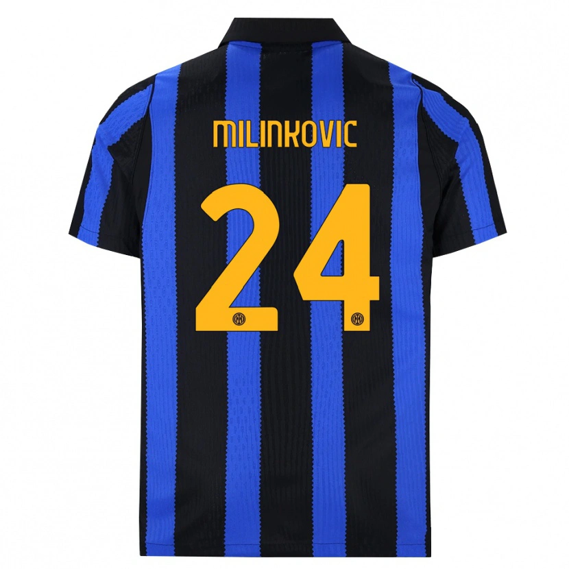 Danxen Herren Marija Milinković #24 Schwarz Blau Gelb Heimtrikot Trikot 2026/27 T-Shirt Österreich