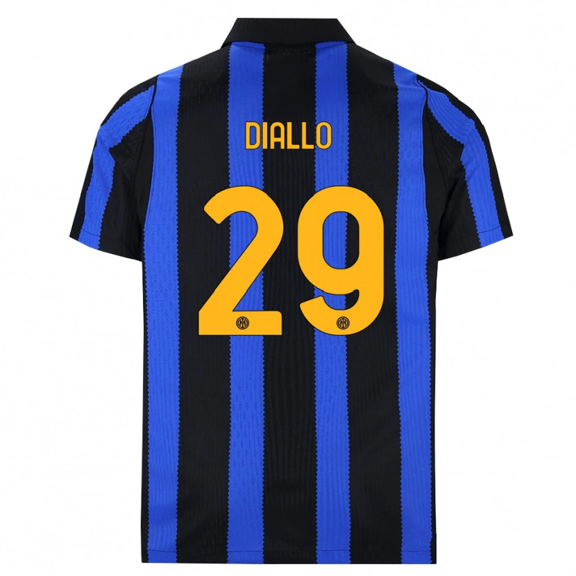Danxen Herren Oumar Diallo #29 Schwarz Blau Gelb Heimtrikot Trikot 2026/27 T-Shirt Österreich