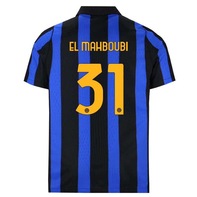 Danxen Herren Anas El Mahboubi #31 Schwarz Blau Gelb Heimtrikot Trikot 2026/27 T-Shirt Österreich