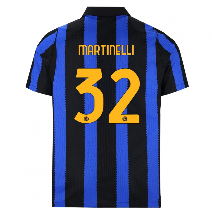 Danxen Herren Matilde Martinelli #32 Schwarz Blau Gelb Heimtrikot Trikot 2026/27 T-Shirt Österreich