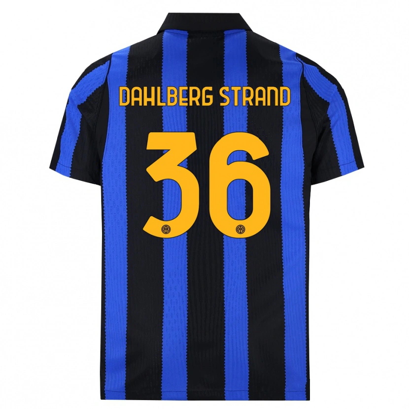 Danxen Herren Jonas Dahlberg Strand #36 Schwarz Blau Gelb Heimtrikot Trikot 2026/27 T-Shirt Österreich