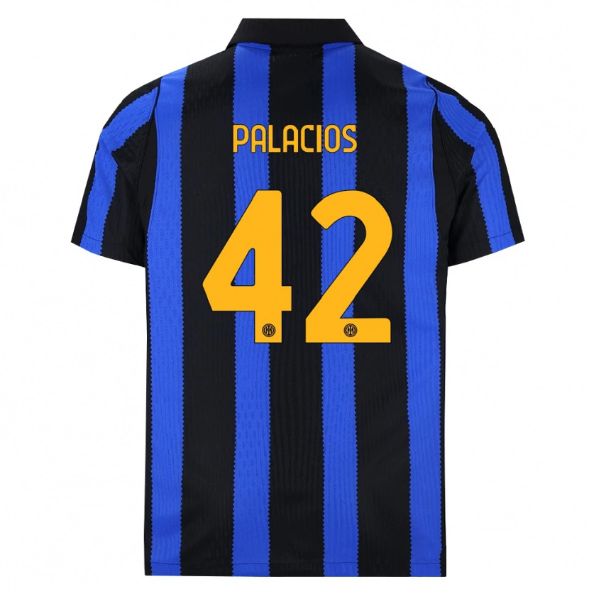 Danxen Herren Tomás Palacios #42 Schwarz Blau Gelb Heimtrikot Trikot 2026/27 T-Shirt Österreich