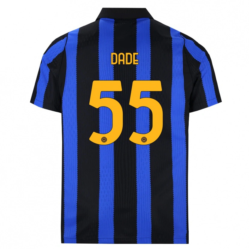 Danxen Herren Emmanuel Dade #55 Schwarz Blau Gelb Heimtrikot Trikot 2026/27 T-Shirt Österreich