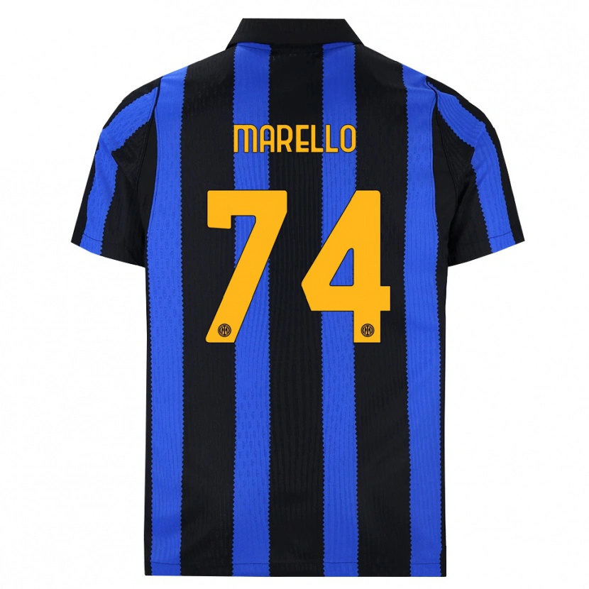 Danxen Herren Mattia Marello #74 Schwarz Blau Gelb Heimtrikot Trikot 2026/27 T-Shirt Österreich