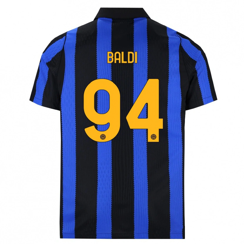 Danxen Herren Rachele Baldi #94 Schwarz Blau Gelb Heimtrikot Trikot 2026/27 T-Shirt Österreich
