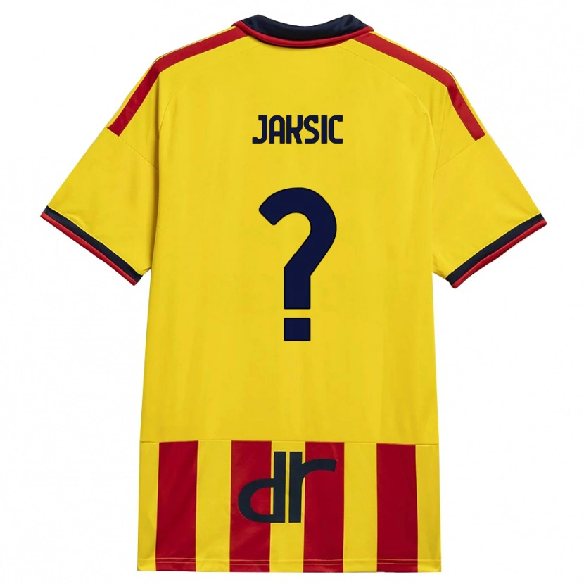 Danxen Herren Ilija Jaksic #0 Gelb Rot Heimtrikot Trikot 2026/27 T-Shirt Österreich