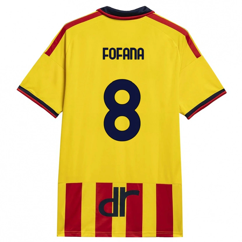 Danxen Herren Sadik Fofana #8 Gelb Rot Heimtrikot Trikot 2026/27 T-Shirt Österreich