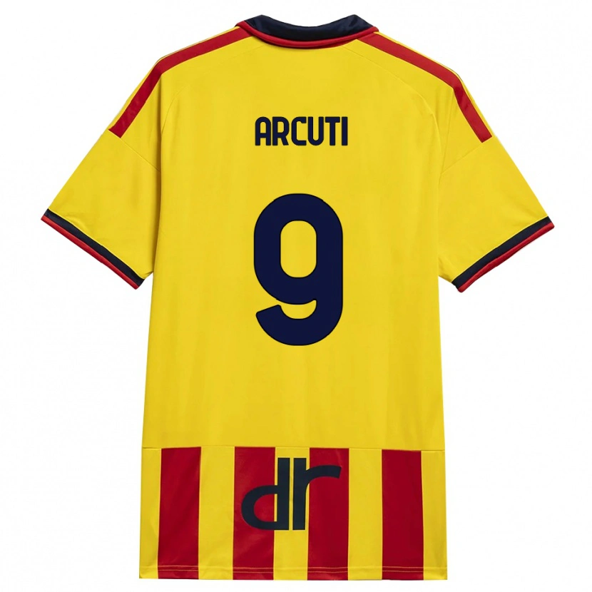 Danxen Herren Gabriele Arcuti #9 Gelb Rot Heimtrikot Trikot 2026/27 T-Shirt Österreich