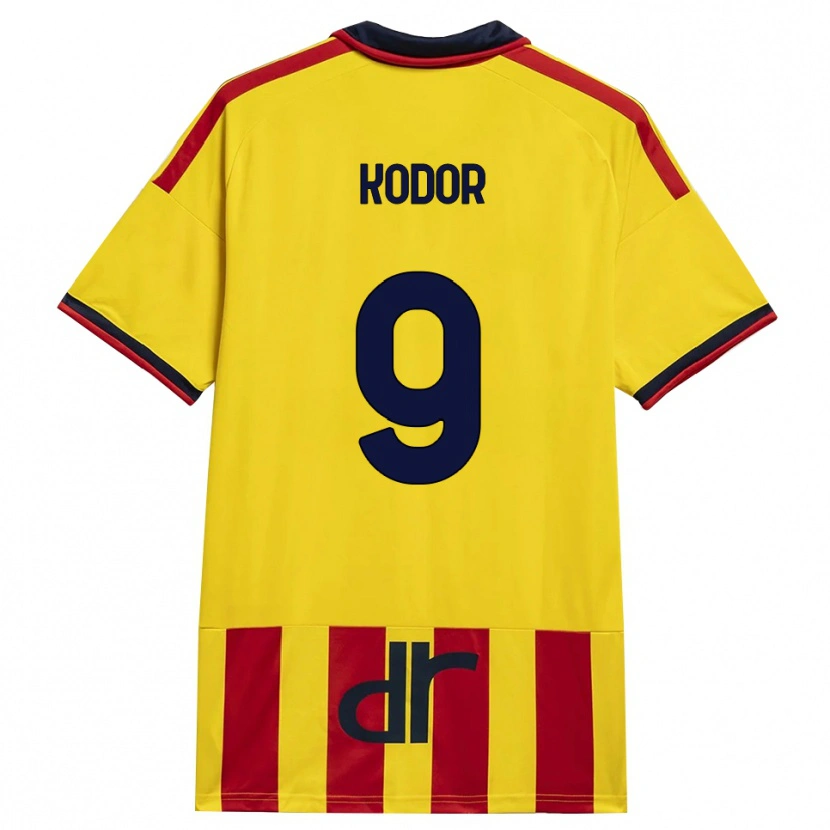 Danxen Herren Jason Kodor #9 Gelb Rot Heimtrikot Trikot 2026/27 T-Shirt Österreich