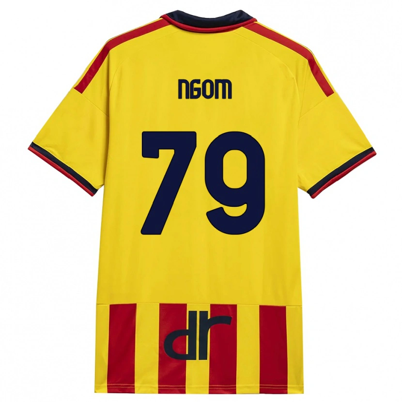 Danxen Herren Oumar Ngom #79 Gelb Rot Heimtrikot Trikot 2026/27 T-Shirt Österreich