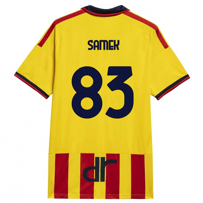 Danxen Herren Daniel Samek #83 Gelb Rot Heimtrikot Trikot 2026/27 T-Shirt Österreich