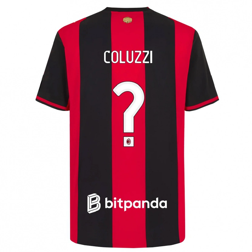 Danxen Herren Simone Coluzzi #0 Rot Schwarz Weiß Heimtrikot Trikot 2026/27 T-Shirt Österreich