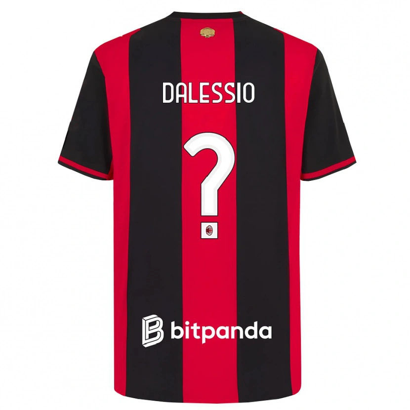Danxen Herren Leonardo Dalessio #0 Rot Schwarz Weiß Heimtrikot Trikot 2026/27 T-Shirt Österreich