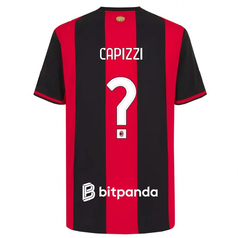 Danxen Herren Edoardo Capizzi #0 Rot Schwarz Weiß Heimtrikot Trikot 2026/27 T-Shirt Österreich
