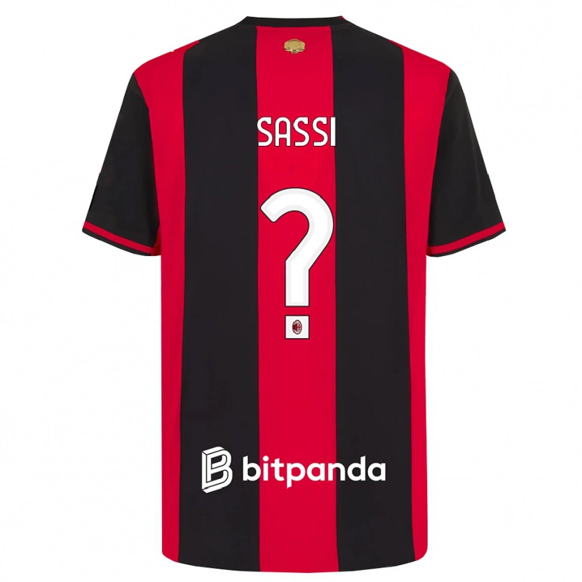 Danxen Herren Simone Sassi #0 Rot Schwarz Weiß Heimtrikot Trikot 2026/27 T-Shirt Österreich
