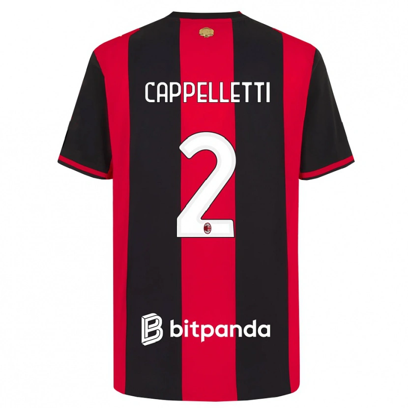 Danxen Herren Mattia Cappelletti #2 Rot Schwarz Weiß Heimtrikot Trikot 2026/27 T-Shirt Österreich