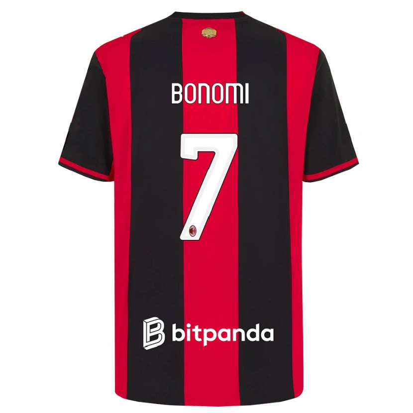 Danxen Herren Alessandro Bonomi #7 Rot Schwarz Weiß Heimtrikot Trikot 2026/27 T-Shirt Österreich
