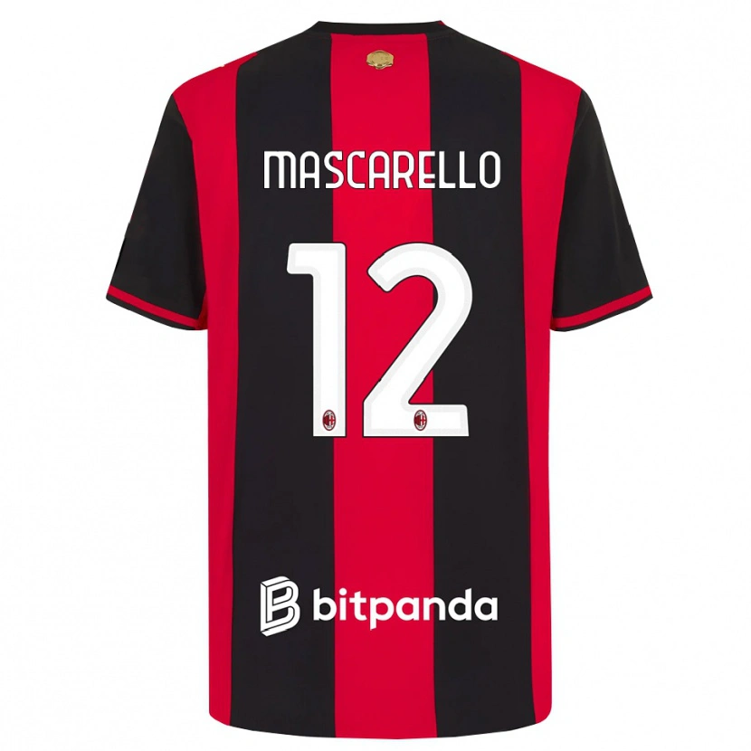 Danxen Herren Marta Mascarello #12 Rot Schwarz Weiß Heimtrikot Trikot 2026/27 T-Shirt Österreich