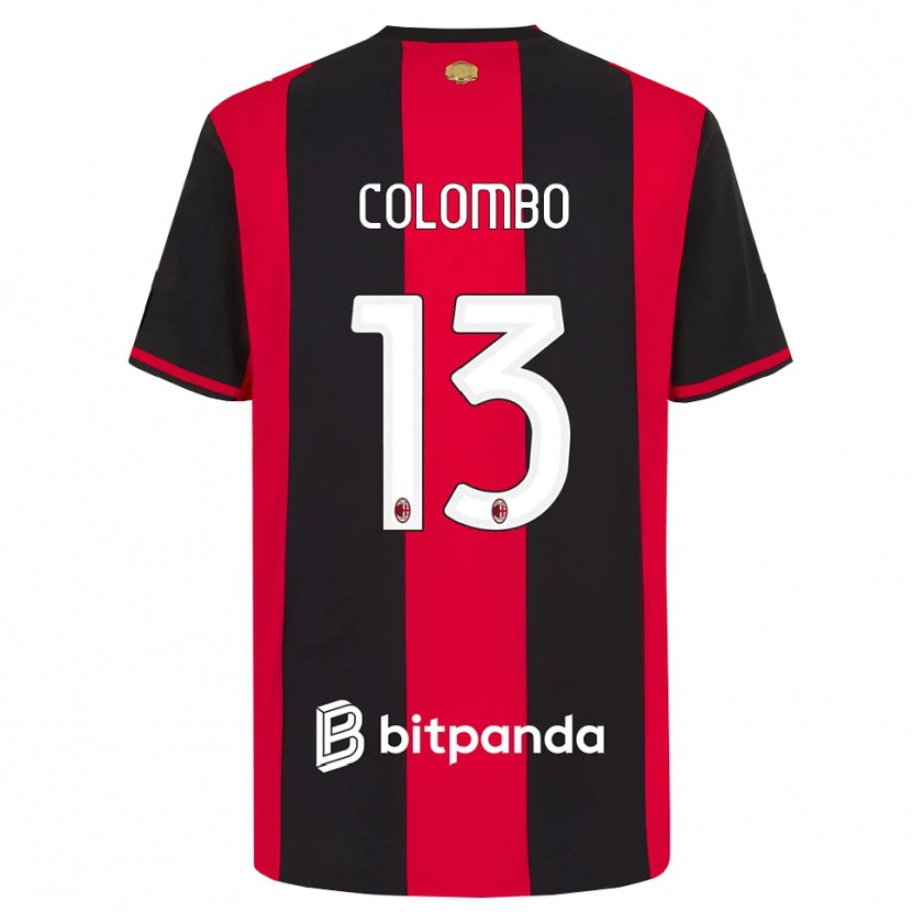 Danxen Herren Federico Colombo #13 Rot Schwarz Weiß Heimtrikot Trikot 2026/27 T-Shirt Österreich