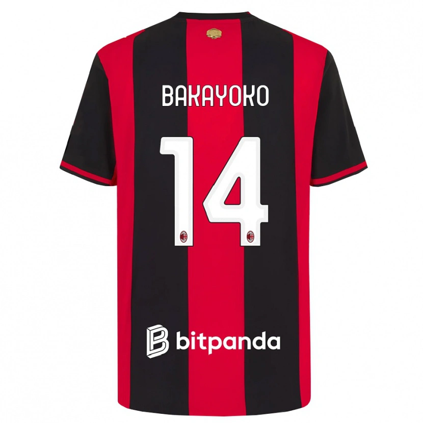 Danxen Herren Tiemoue Bakayoko #14 Rot Schwarz Weiß Heimtrikot Trikot 2026/27 T-Shirt Österreich