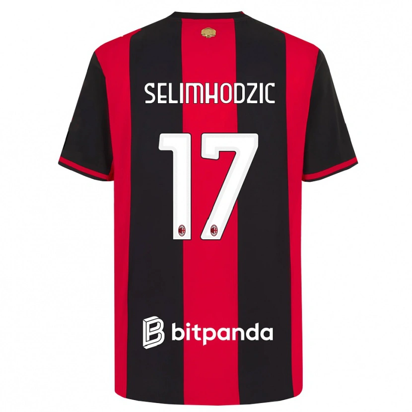 Danxen Herren Noa Selimhodzic #17 Rot Schwarz Weiß Heimtrikot Trikot 2026/27 T-Shirt Österreich