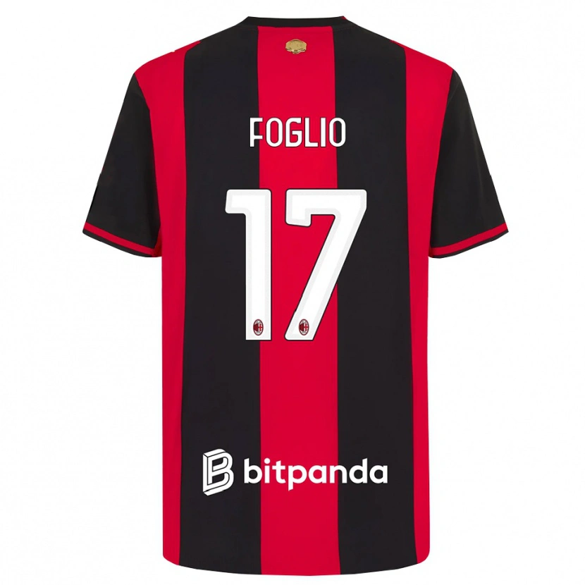 Danxen Herren Christian Foglio #17 Rot Schwarz Weiß Heimtrikot Trikot 2026/27 T-Shirt Österreich