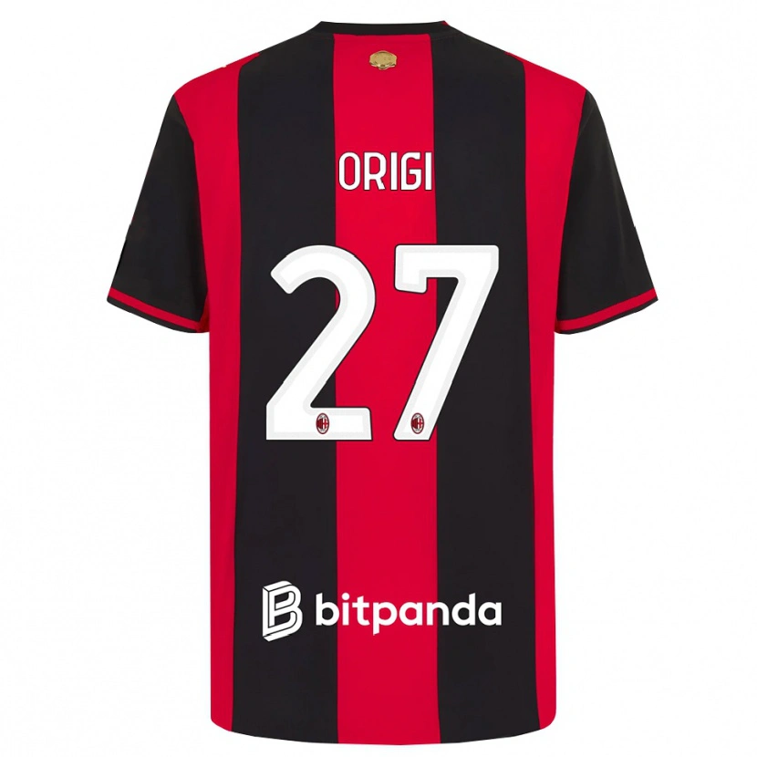 Danxen Herren Divock Origi #27 Rot Schwarz Weiß Heimtrikot Trikot 2026/27 T-Shirt Österreich