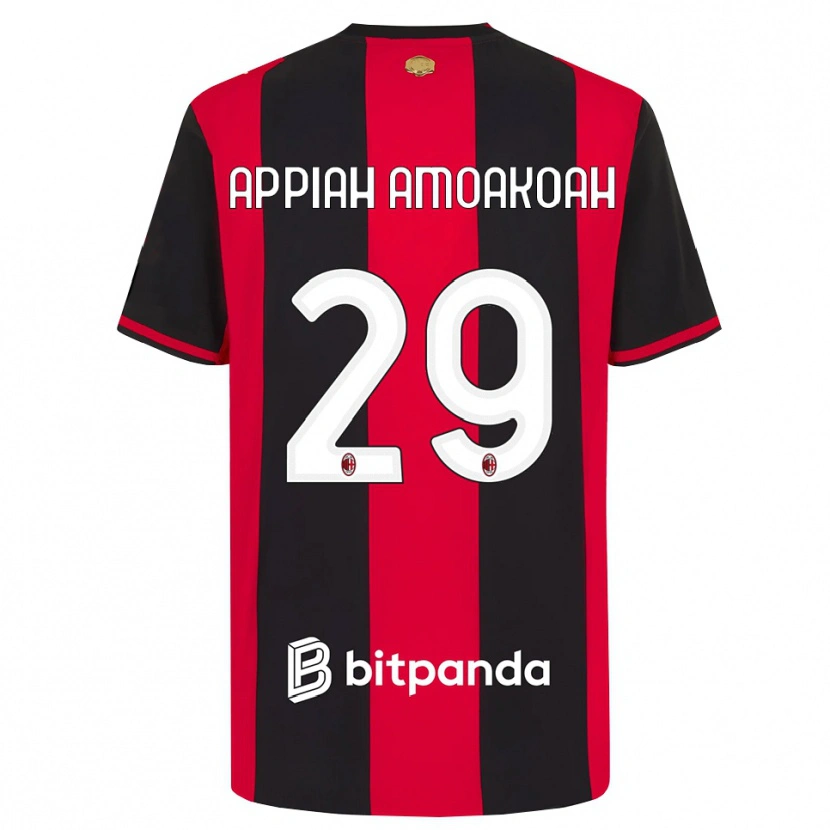 Danxen Herren Karen Appiah Amoakoah #29 Rot Schwarz Weiß Heimtrikot Trikot 2026/27 T-Shirt Österreich