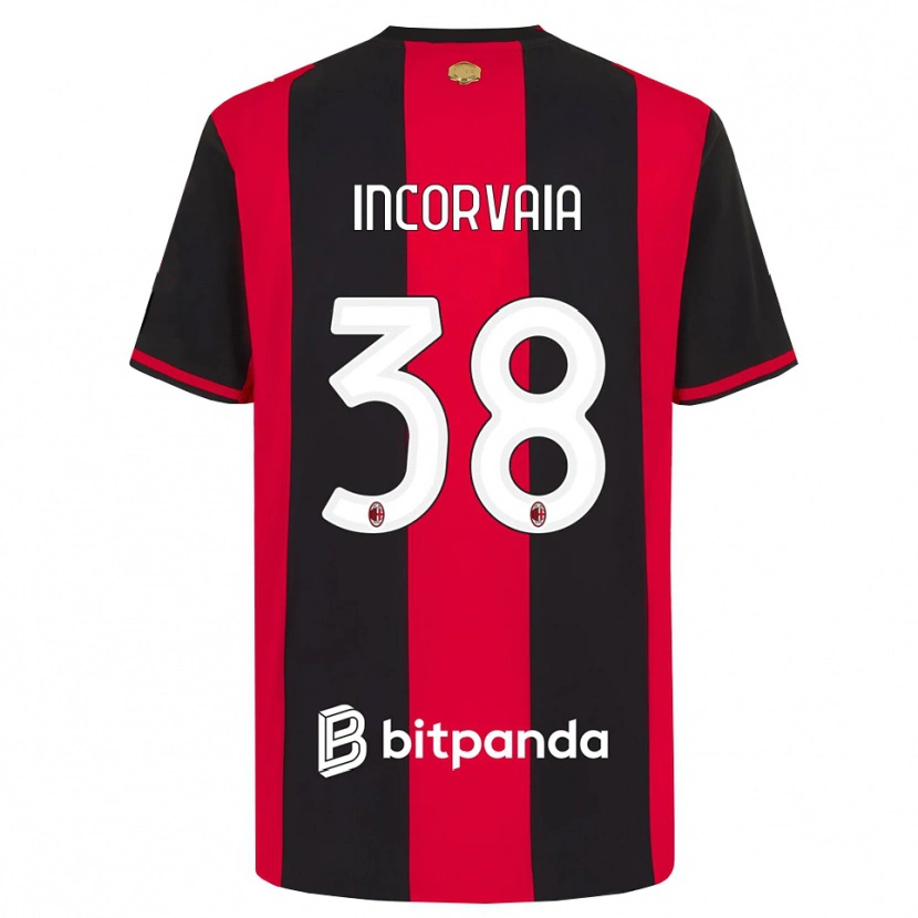 Danxen Herren Giovanni Incorvaia #38 Rot Schwarz Weiß Heimtrikot Trikot 2026/27 T-Shirt Österreich