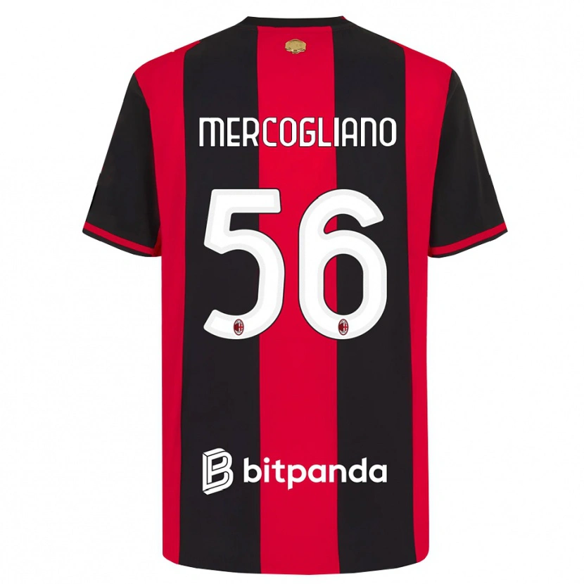 Danxen Herren Mattia Mercogliano #56 Rot Schwarz Weiß Heimtrikot Trikot 2026/27 T-Shirt Österreich